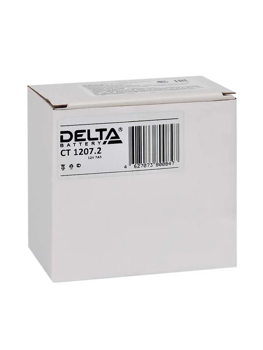 Delta Аккумулятор CT 1207.2 7 Ач 130А О П, вариант, фото 3