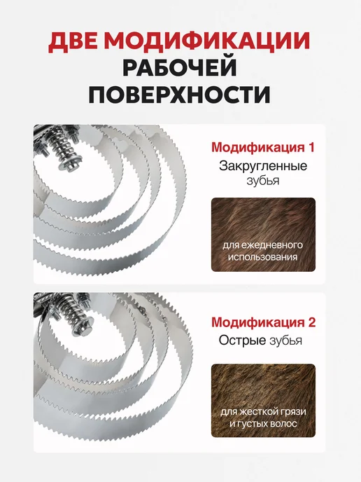 Скребница для лошадей и собак металлическая Rings X4, Скребница для лошадей и, фото 4