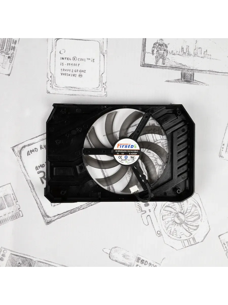 AiTech Вентилятор PALIT GTX 1660 StormX