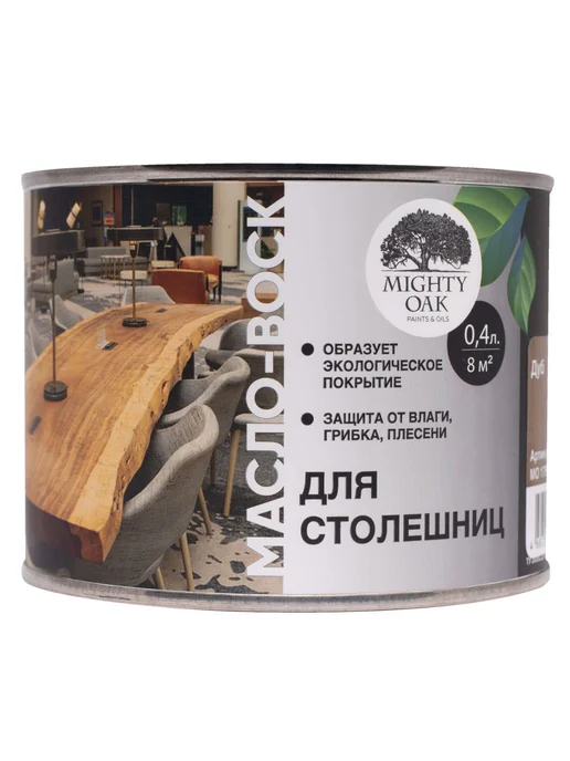 Mighty Oak Масло-воск для столешниц цвет дуб 0.4 л, 400 мл, фото 2