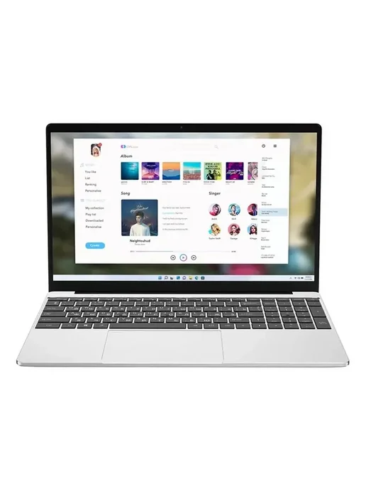 SHALIWEI Ноутбук 15.6", RAM 32 ГБ, SSD 512 ГБ, Intel HD Graphics 520, Windows Pro, серебристый, Английская раскладка, 16 ГБ, 512 ГБ, фото 2