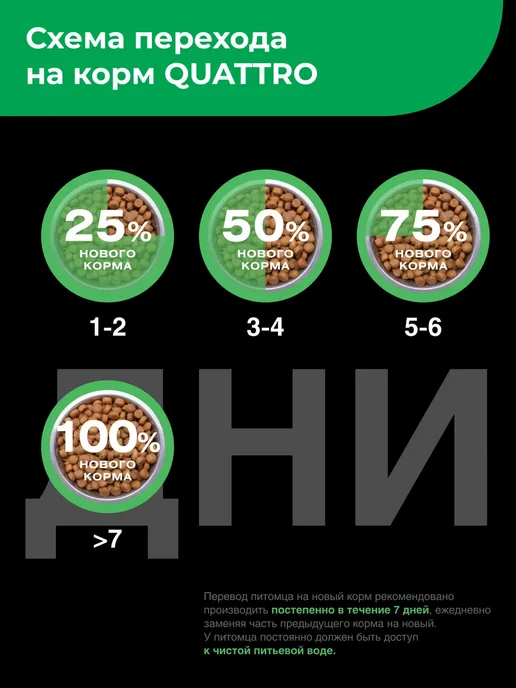 Сухой корм QUATTRO Мальтийская Болонка для собак, щенки, ягненок, 2,5 кг, фото 7