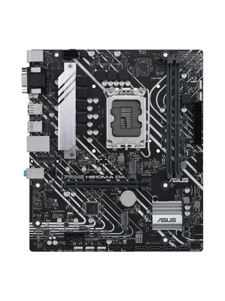 Материнская плата PRIME PRIME H610M-A D4-CSM, LGA1700 Asus 779826321 купить за 10 482 ₽ в интернет‑магазине Wildberries