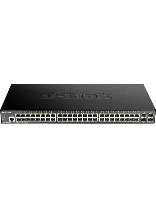 D-LINK Коммутатор DGS-1250-52X A1A, черный, черный, фото 2