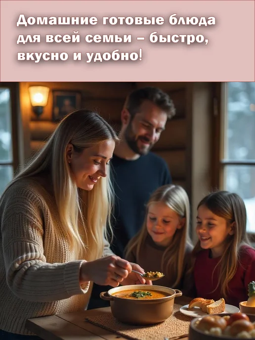 AMENOOR Чечевичный суп в больших порциях — 2 упаковки по 450г, 450 г, фото 6