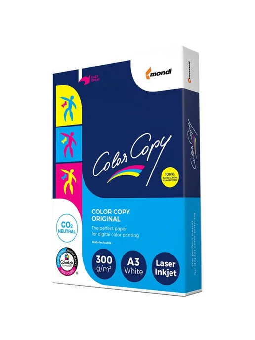 Бумага Color copy Color Copy Цветная A3, 300 г/м², 125 листов, 1 пачка, фото 2