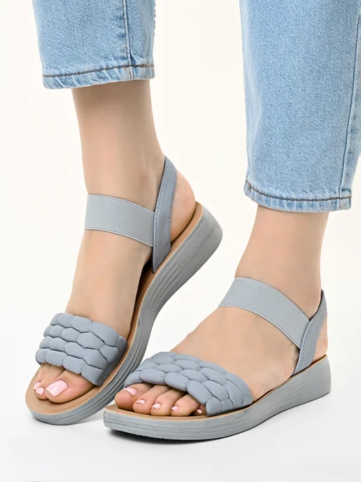 Letsgo Shoes Сандалии, голубой, фото 2