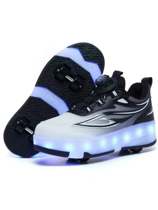 Heelys Роликовые кроссовки с подсветкой, черный, фото 6