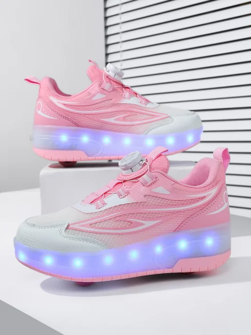 Heelys Роликовые кроссовки с подсветкой, белый, фото 8