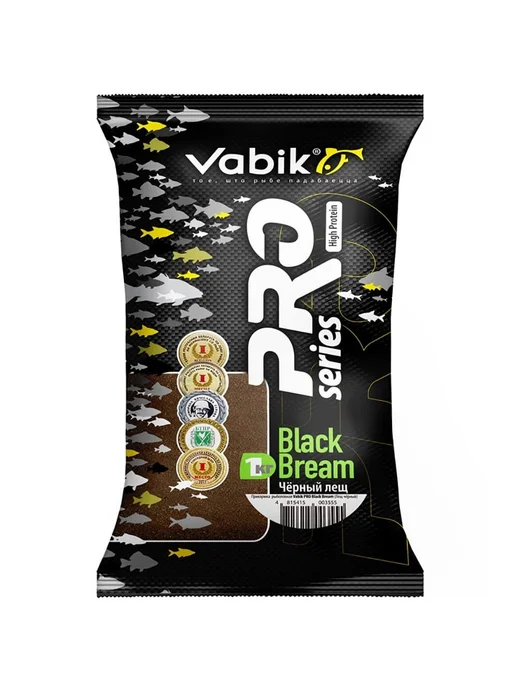 Vabik Прикормка PRO 1кг Black Bream (Лещ чёрный), 1 кг