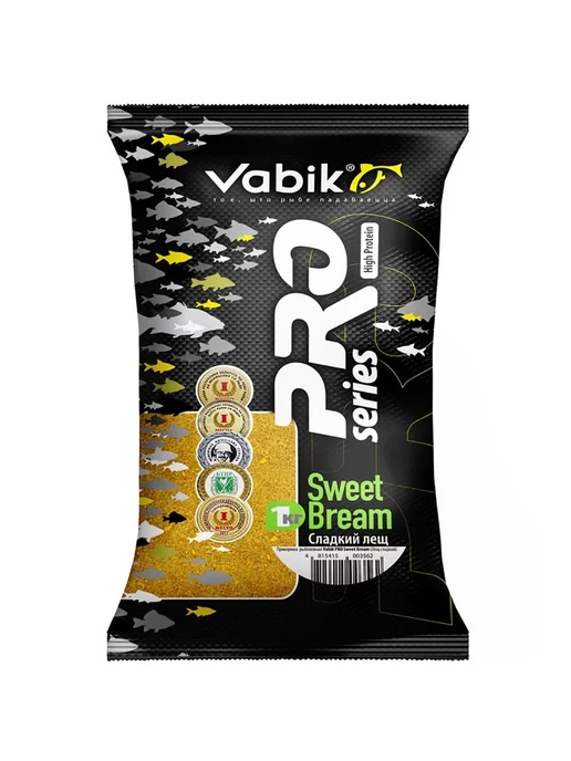 Vabik Прикормка PRO 1кг Sweet Bream (Лещ сладкий), 1 кг