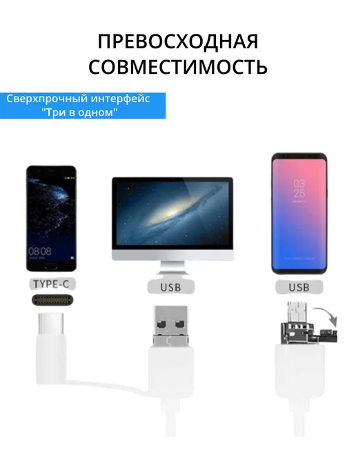 TondaShop Камера-эндоскоп для полости рта, белый, фото 2