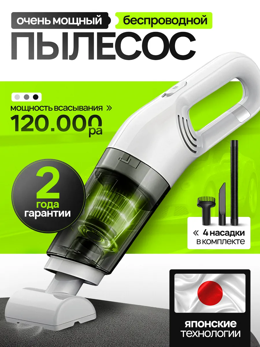 Пылесос для автомобиля беспроводной мощный