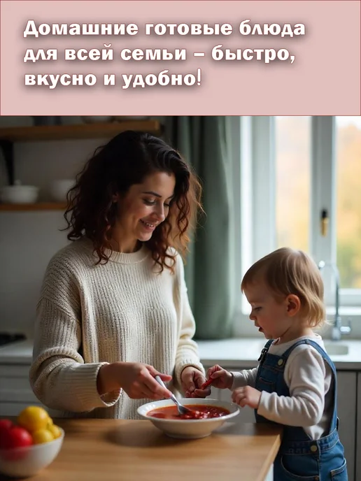 AMENOOR Борщ в больших порциях — 2 упаковки по 450 г, 450 г, в упаковке 4,3 кг, фото 6