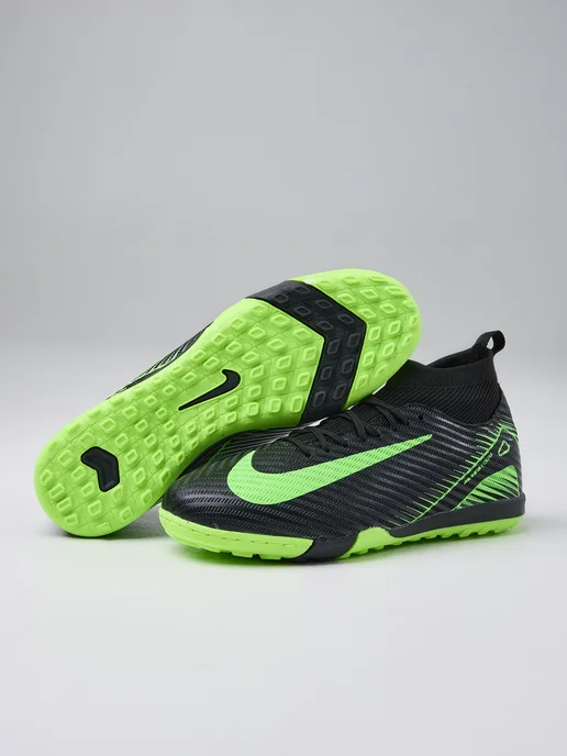 Nike Бутсы Mercurial Сороконожки, черный, фото 4