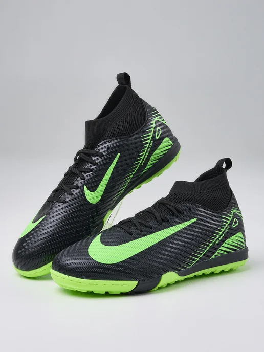 Nike Бутсы Mercurial Сороконожки, черный, фото 5