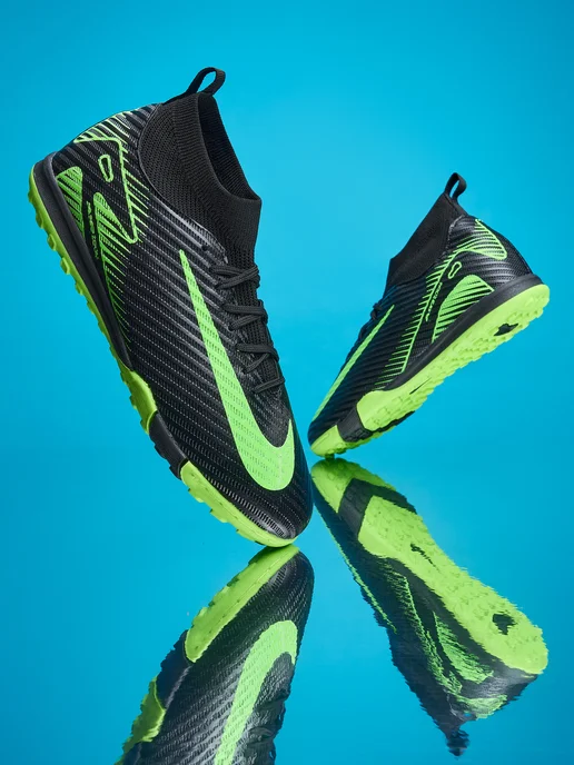 Nike Бутсы Mercurial Сороконожки, черный, фото 6