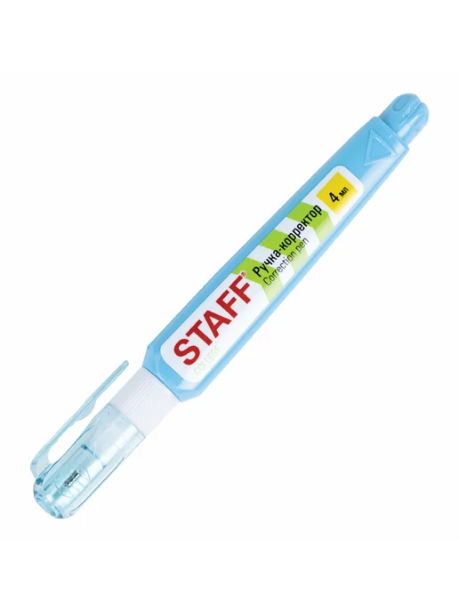 STAFF Ручка-корректор 4мл, металлический наконечник, 4 мл, фото 2