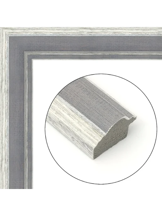 Кинешемская рамочка Рамка багетная для картин со стеклом 30 x 20 см, РБ-156, 30x20 см, фото 2