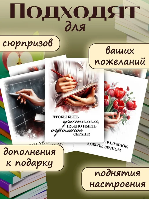 ТМ Chernysheva Мини открытки учителю, голубой, фото 2