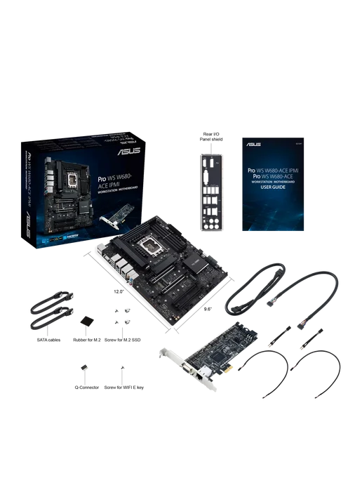 Asus Материнская плата PRO WS W680-ACE IPMI LGA1700 Intel W680 AT, вариант, фото 7