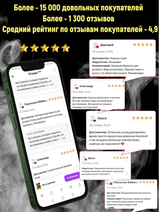 FireStarter Брикеты для розжига, сухое горючее, вариант, фото 5