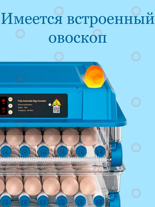 gears up Инкубатор для яиц автоматический с терморегулятором, синий, в упаковке 1,5 кг, фото 3