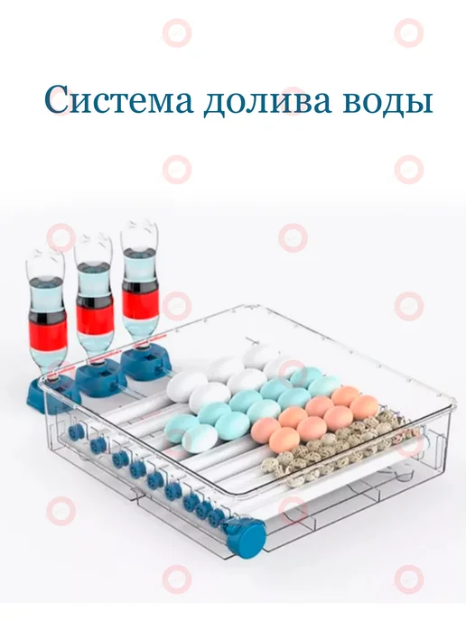 gears up Инкубатор для яиц автоматический с терморегулятором, синий, в упаковке 1,5 кг, фото 6