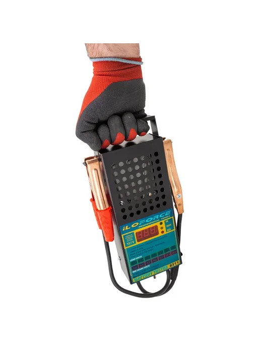 ILOforce Тестер аккумуляторных батарей цифровой 12V, 100A, 200Ah, черный, фото 8