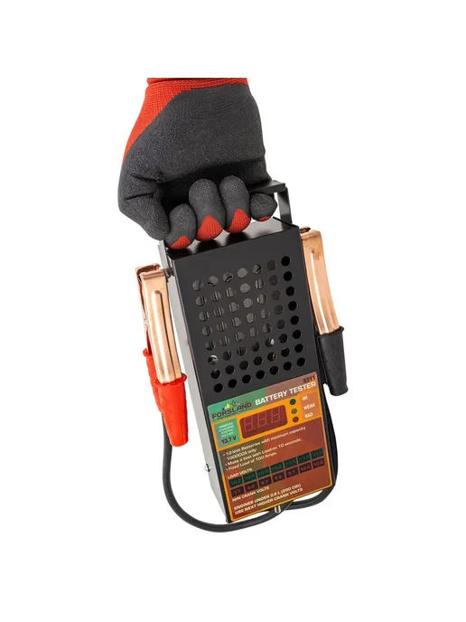 Forsland Тестер аккумуляторных батарей цифровой 12V, 100A, 200Ah, черный, фото 7