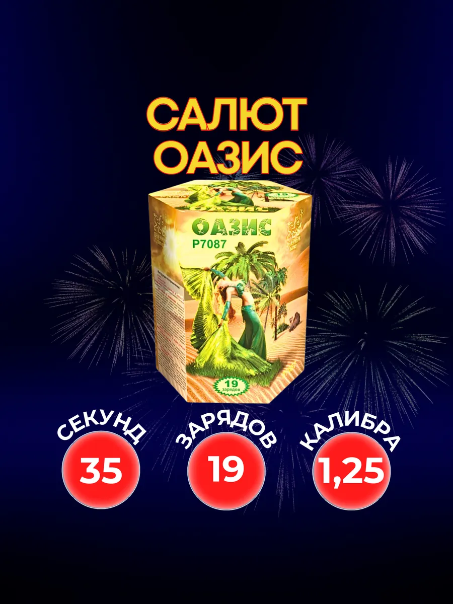 Салют фейерверк Оазис