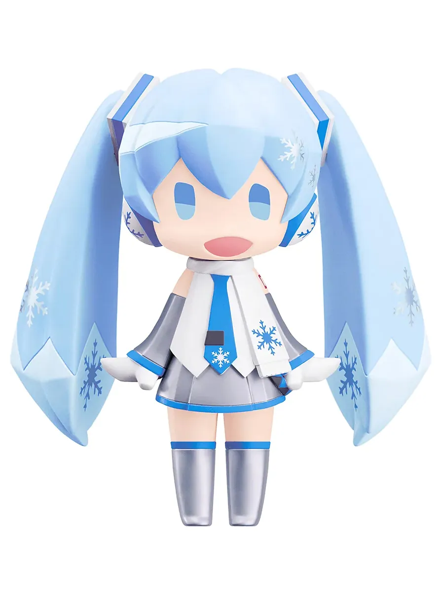Фигурка аниме Мику Хацунэ HELLO GOOD SMILE Snow Miku 10 см