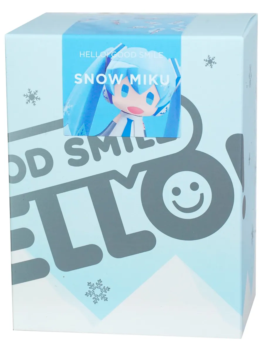 Фигурка аниме Мику Хацунэ HELLO GOOD SMILE Snow Miku 10 см