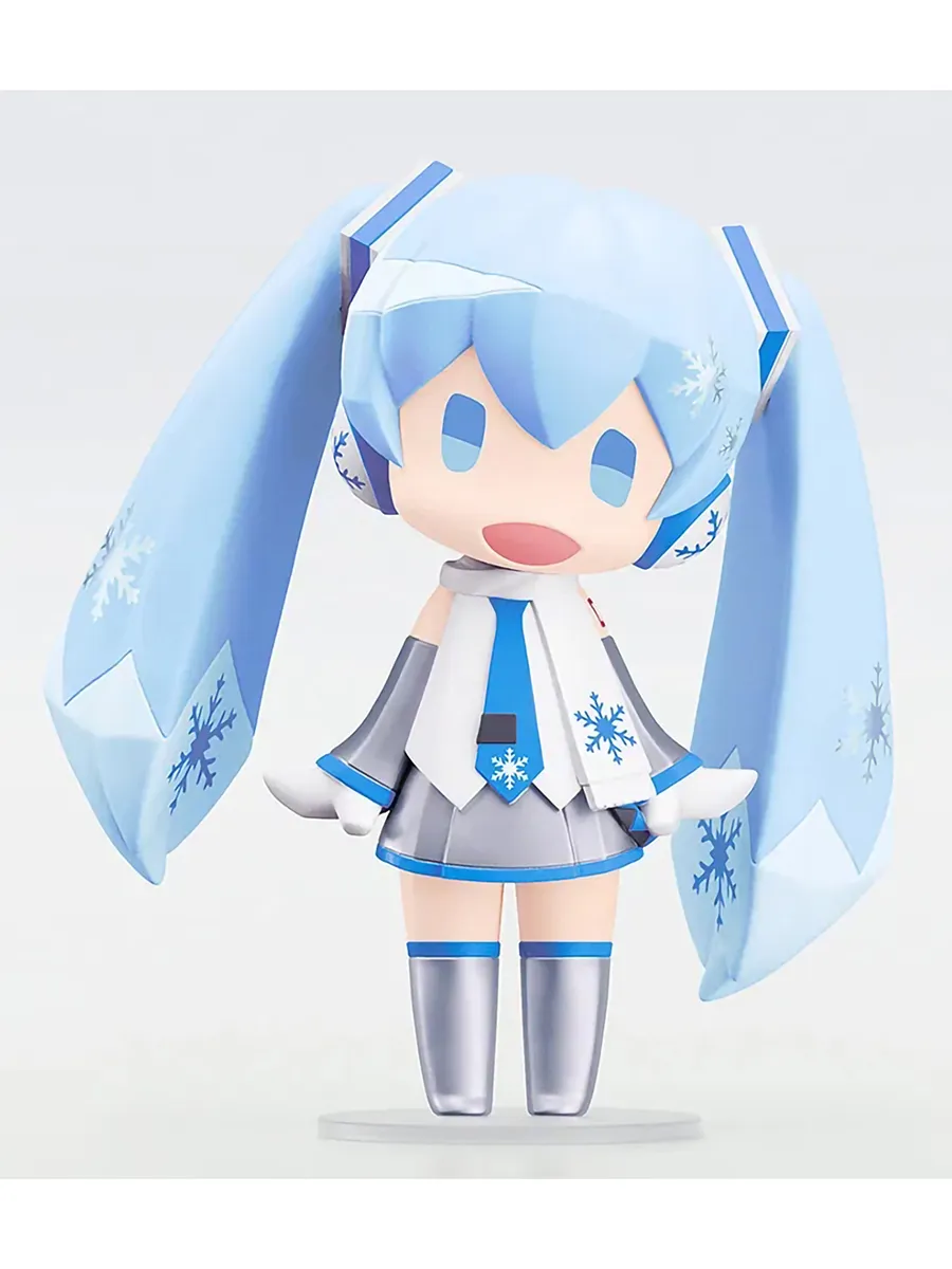 Фигурка аниме Мику Хацунэ HELLO GOOD SMILE Snow Miku 10 см