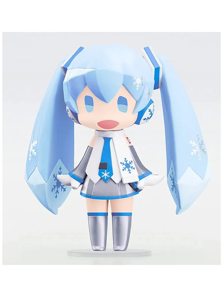 Фигурка аниме Мику Хацунэ HELLO GOOD SMILE Snow Miku 10 см