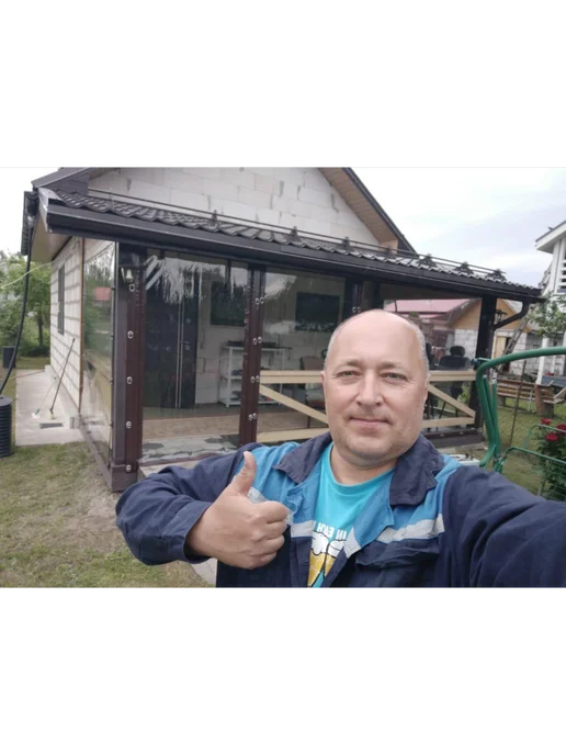 Гибкие окна Мягкое окно с люверсами и поворотными скобами 125х125см, 125x125 см, фото 2