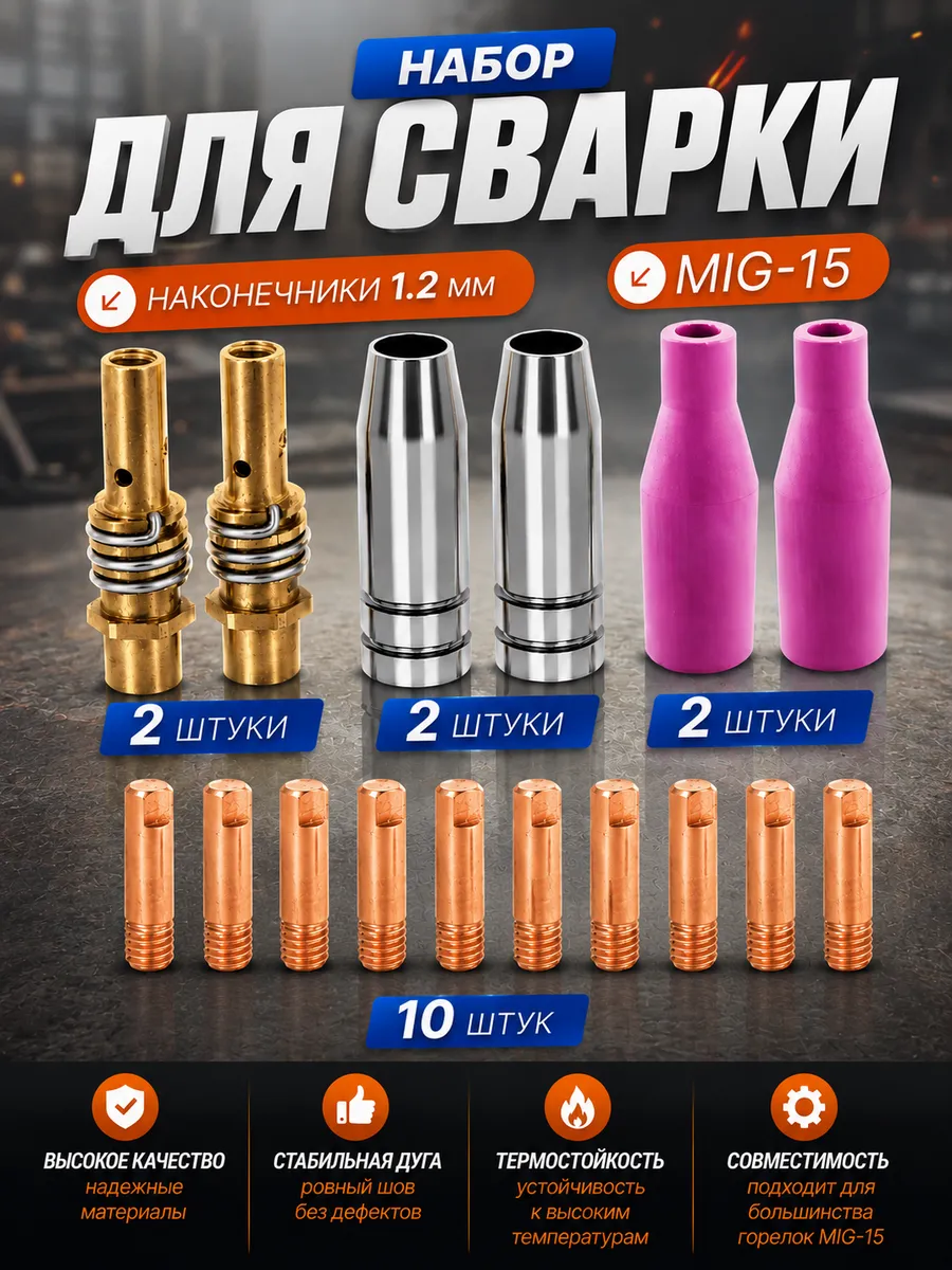 Комплектующие для сварочных аппаратов полуавтомат MIG