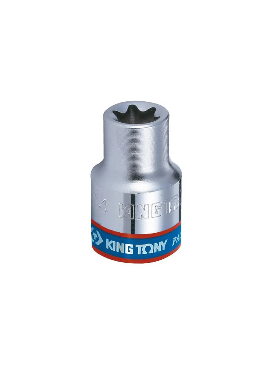 Головка торцевая TORX Е-стандарт 3/8", E12, L 28 мм KING TON