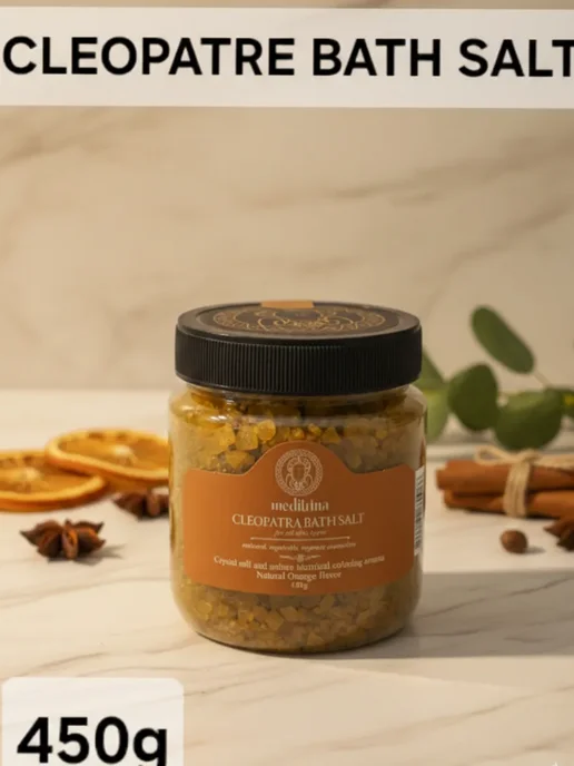 MEDITRINA CLEOPATRA BATH SALT Клеопатра соль для ванны, вариант, фото 5