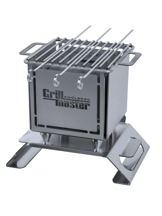 Мангал настольный для мяса и рыбы HOT GRILL GM150, серый