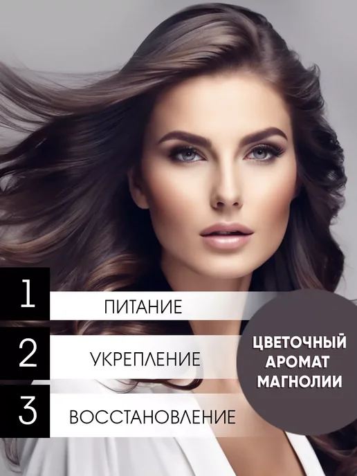 JERMiNAL -COSMETICS- Парфюмированный шампунь для всех типов волос Амбра табак 3 л, 3 л, фото 6