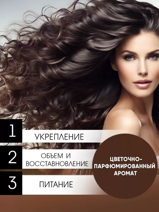 JERMiNAL -COSMETICS- Парфюмированный шампунь для тонких волос вишня табак 3л, 3 л, фото 3