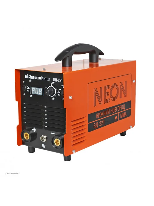 Неон Сварочный аппарат инверторный NEON ВД-221, оранжевый