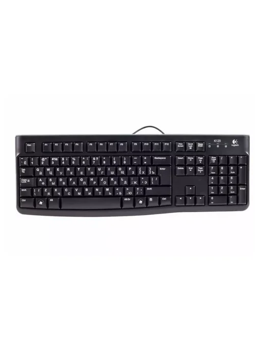 LOGITECH Проводная клавиатура и мышь MK120, черный, фото 2