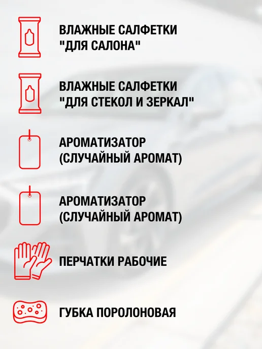 АЛДЕКО Подарочный набор автохимии 12 предметов для автомобиля, 2 шт, фото 3