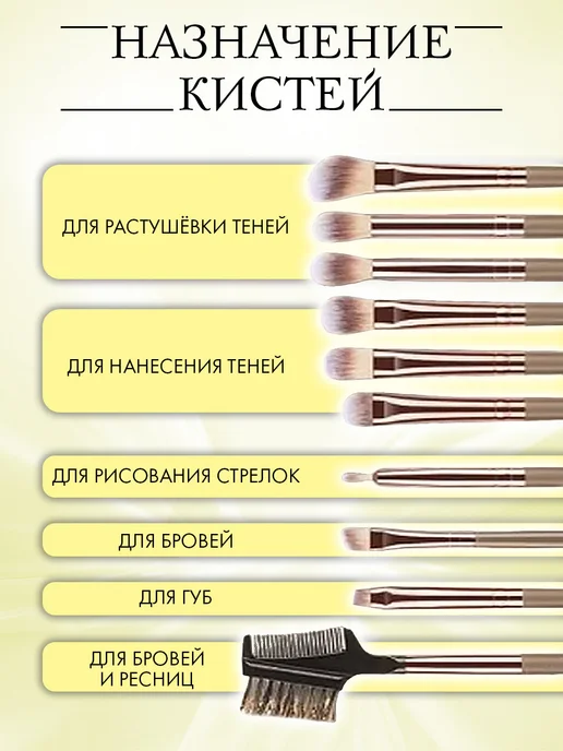 Nicena Кисти для макияжа набор, бежевый, фото 3