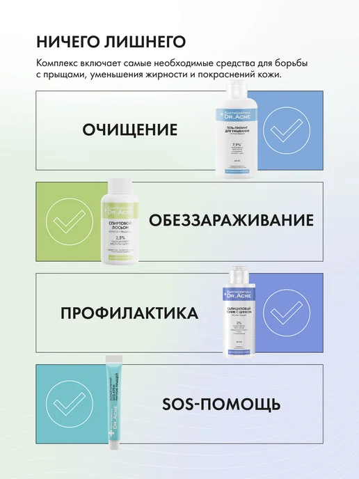 БьютиЦевтика Подарочный набор Акневицид от прыщей и акне, белый, фото 7