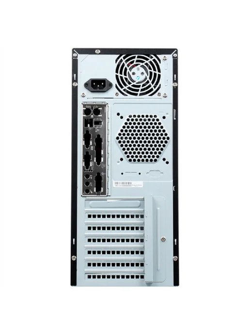 POWERMAN Корпус для ПК сталь 0,5 мм mATX 2 USB без БП, 0 5 без, фото 4