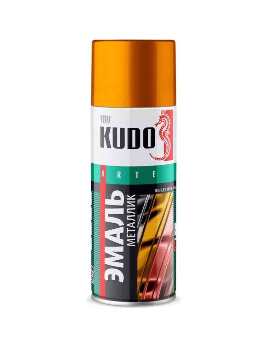 Эмаль универсальная Золото KUDO 520 мл.