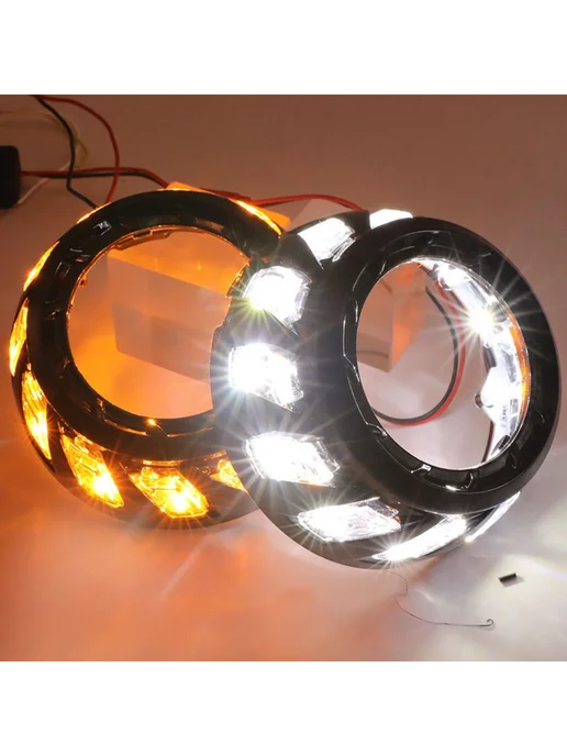 Маска для ксеноновых линз LED 3.0, маски для линз, 2 шт, 2 шт, фото 2